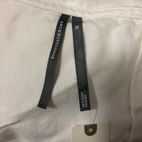 Anthropologie Womens Halter Vest Top Bow Back Size XL Ivory - Picture 6 of 7